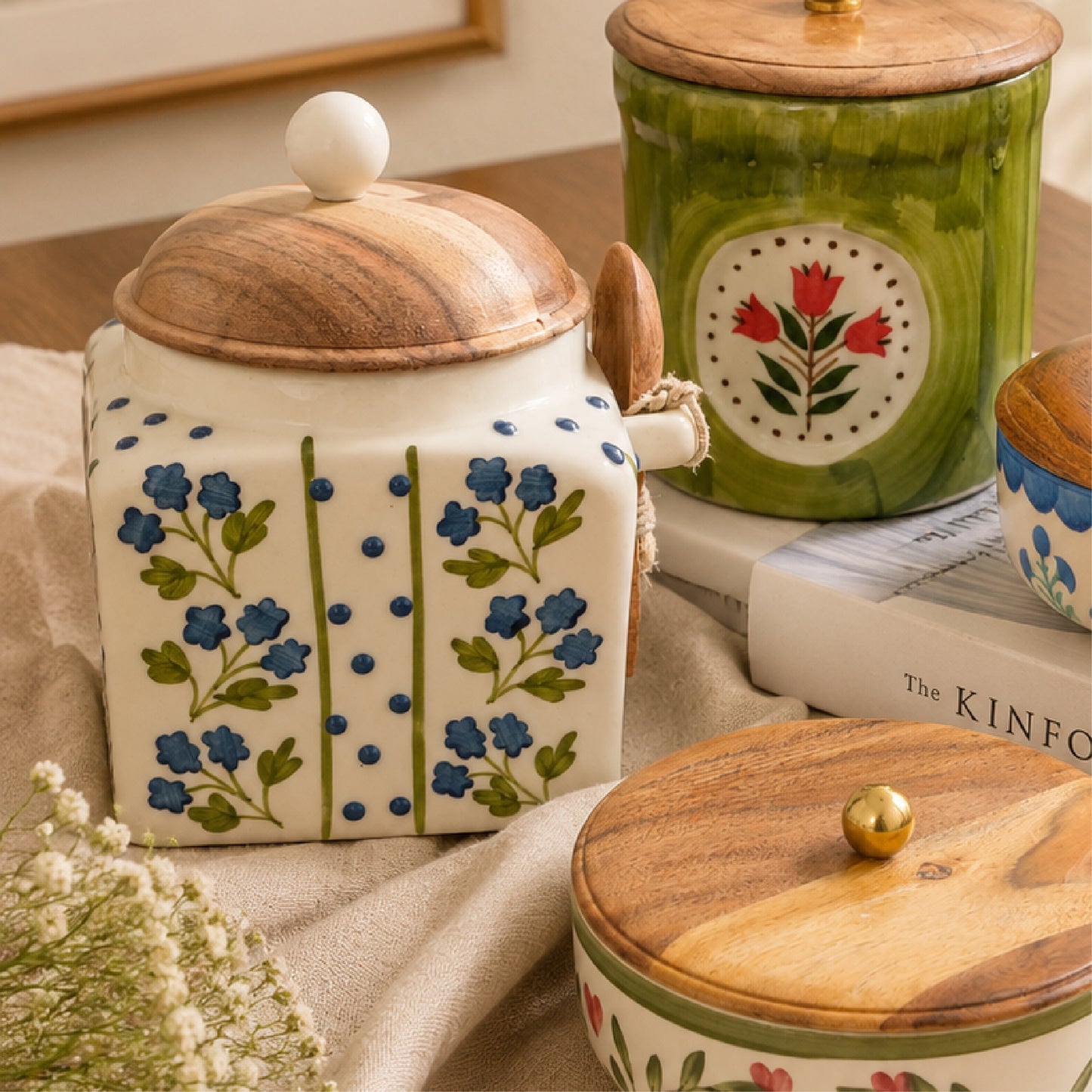 Countryside Charm Storage Jar