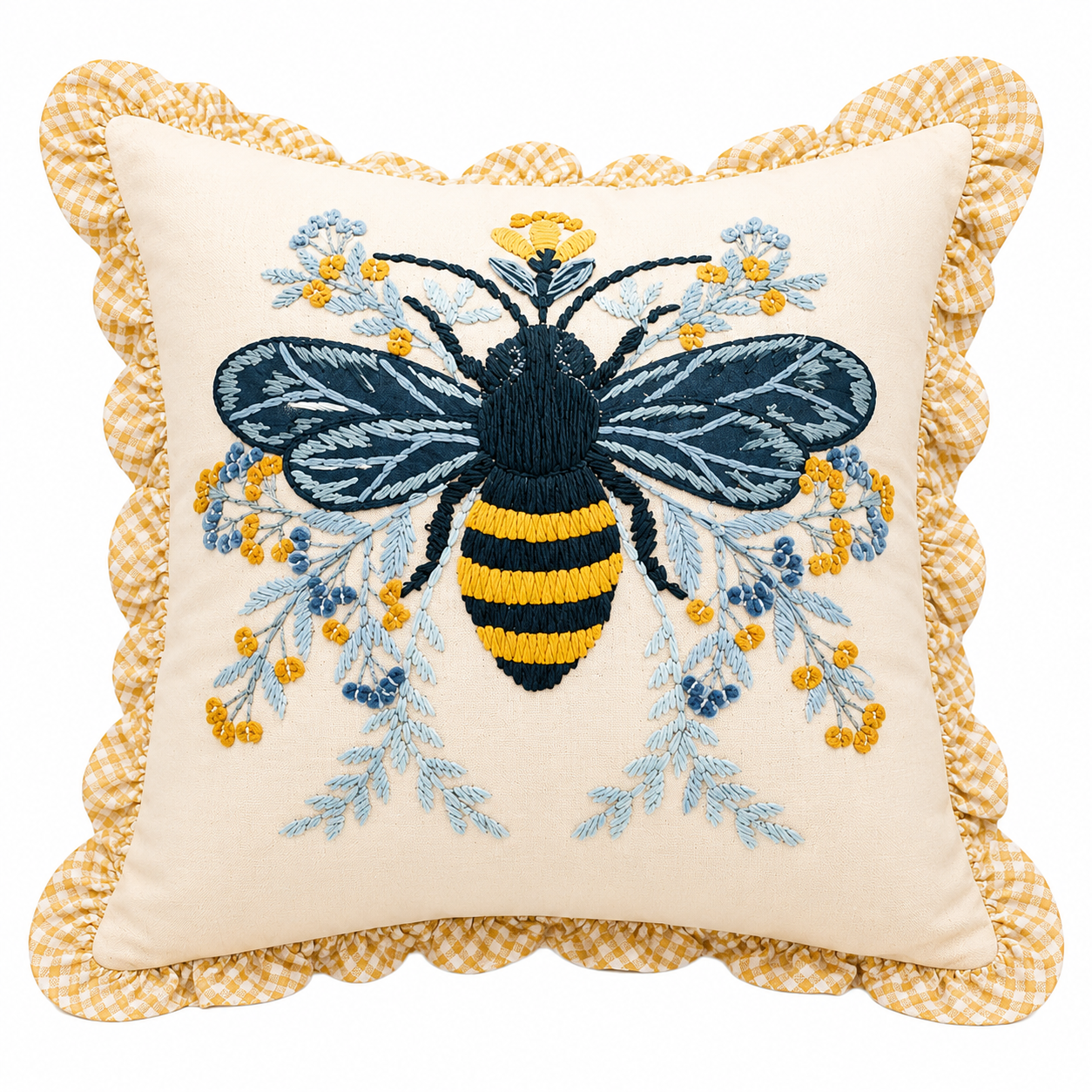 Bee in the Garden Cushion Cover