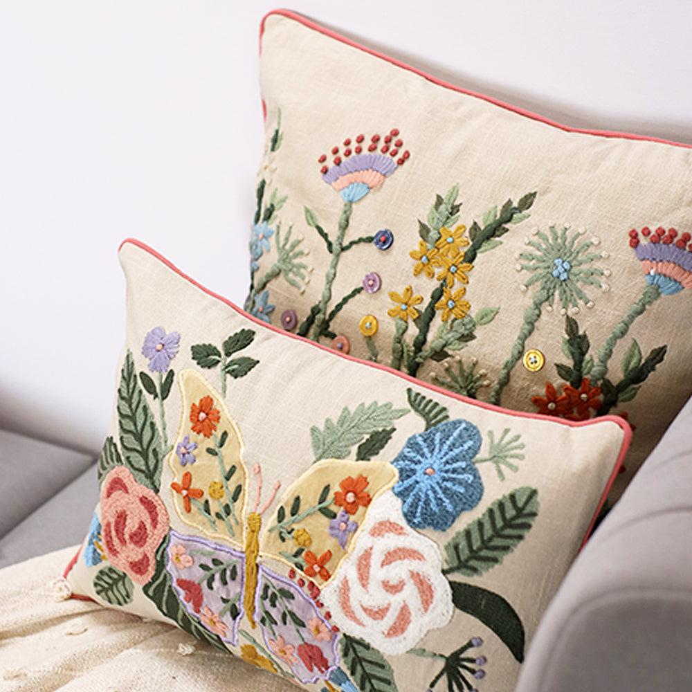 Fluttering Beauty Cushion Cover