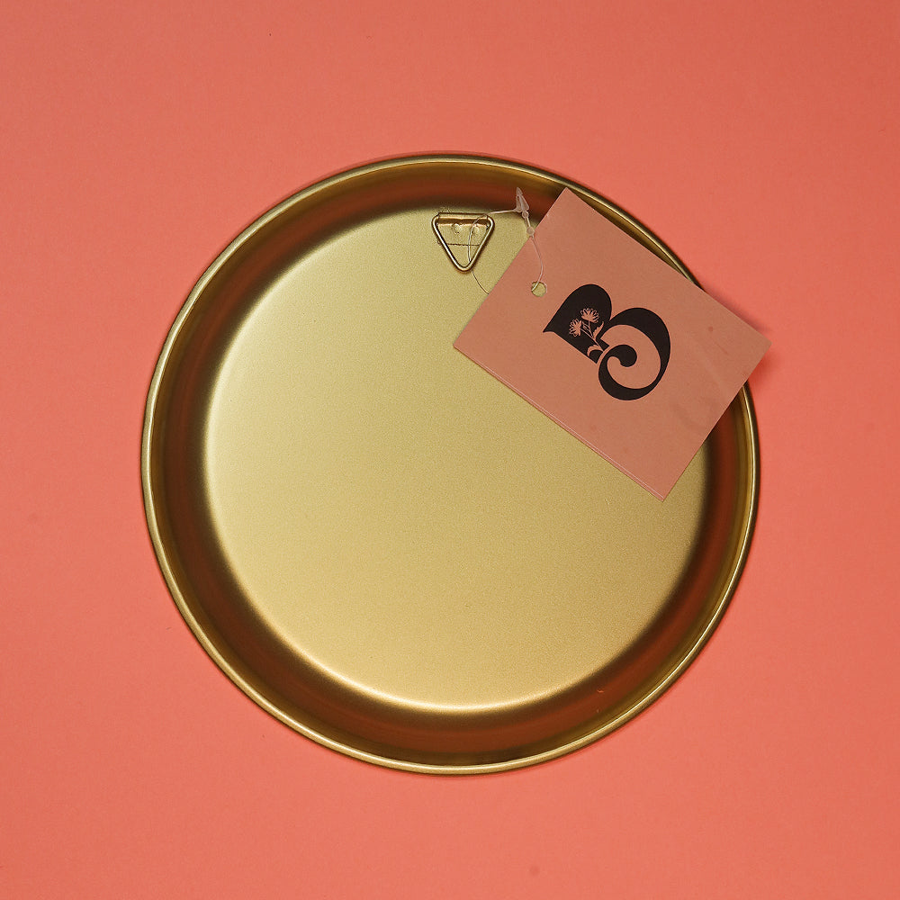 Tree Bird White & Gold Wall Plate