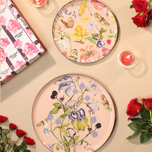 Petals & Peach Set of 2 Wallplates