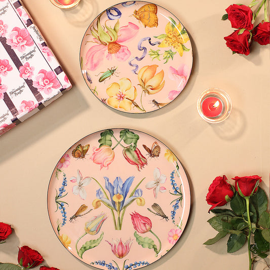 Sunset Floral Set of 2 Wallplates