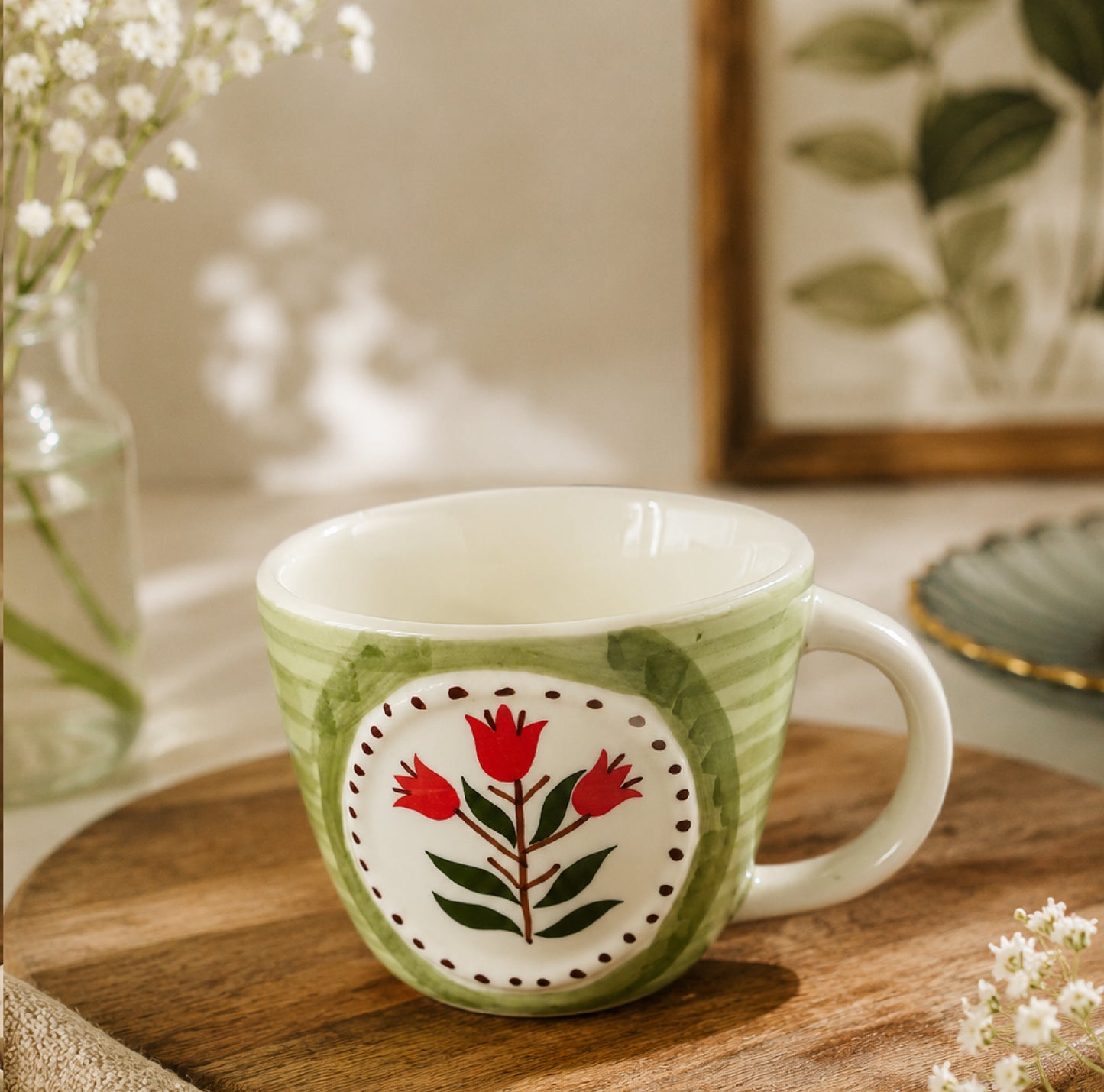 Olive Leafy Coffee Mug