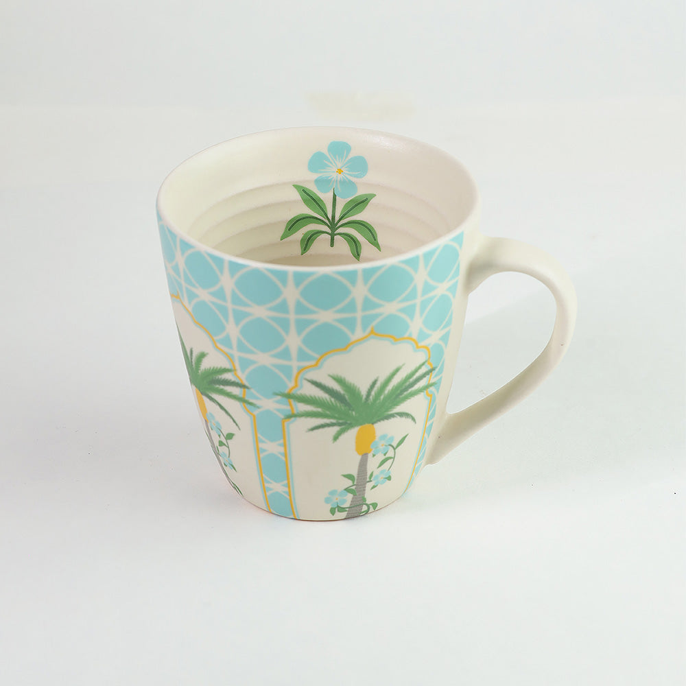Palace palm coffee mug