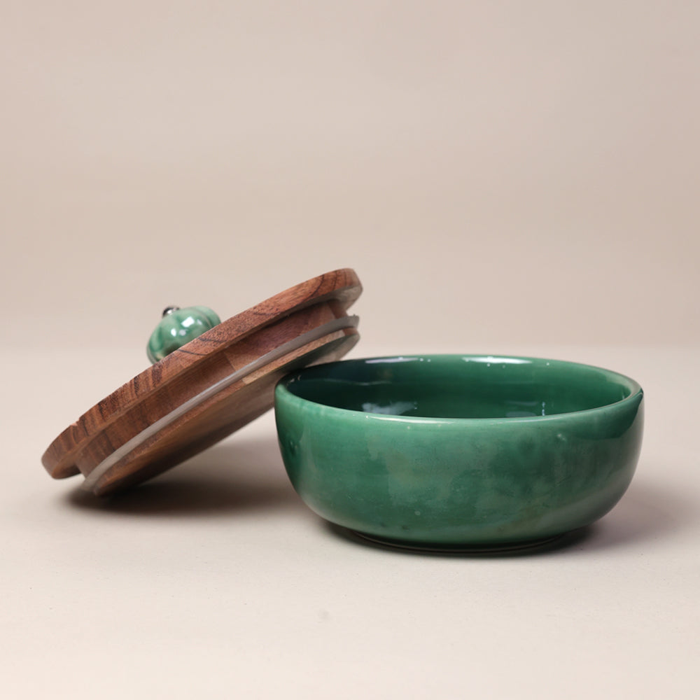 Glossy Green Glory Bowl