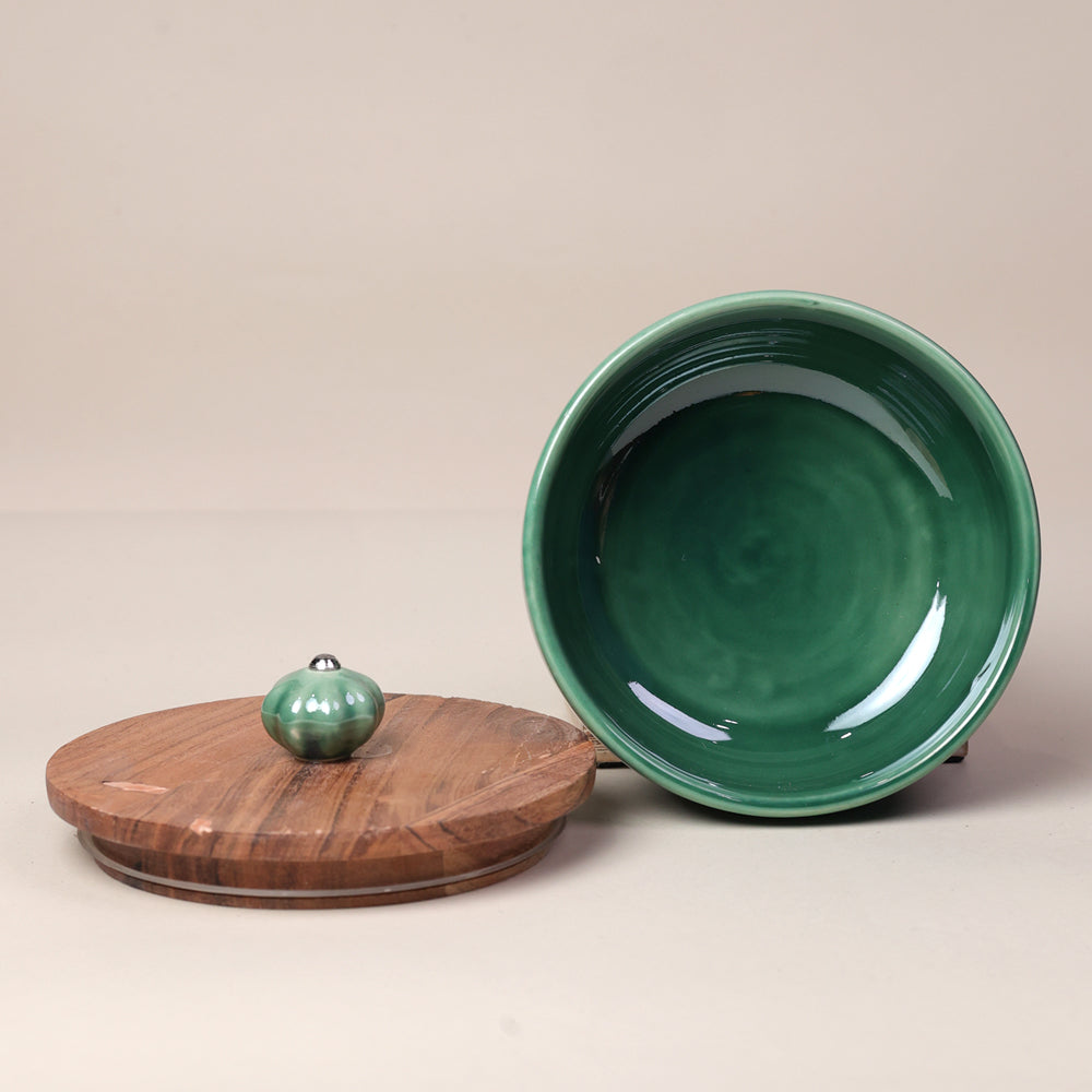 Glossy Green Glory Bowl