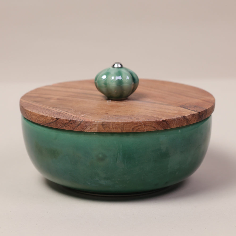 Glossy Green Glory Bowl