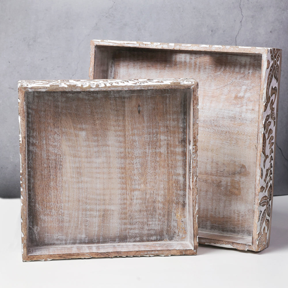 Garden Galleria Burnt Wood Tray