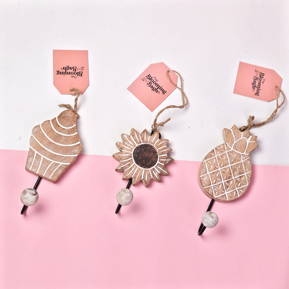 Hoo-ked Onto These Wall Hooks- Set of 3