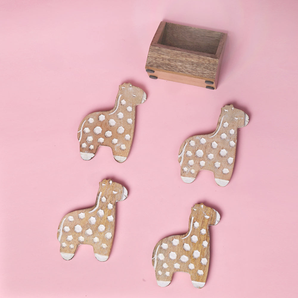 Tall and Tawny Giraffe Coasters