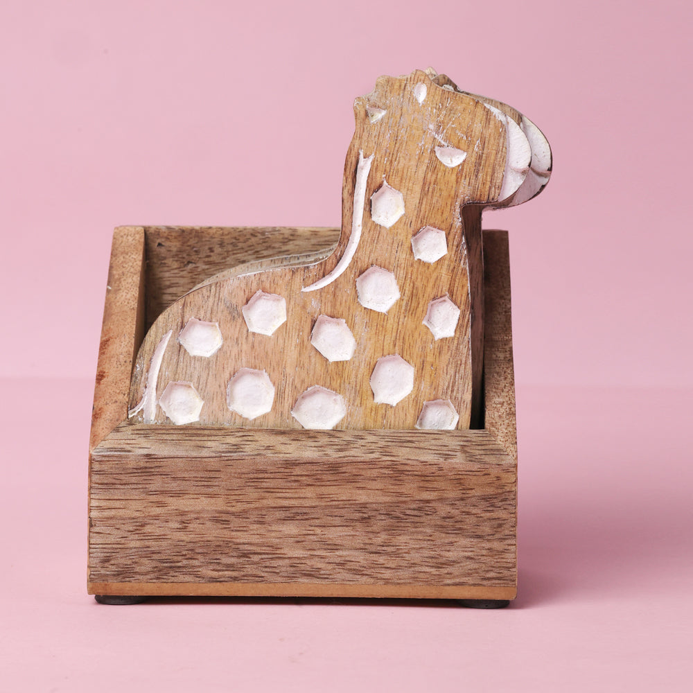 Tall and Tawny Giraffe Coasters
