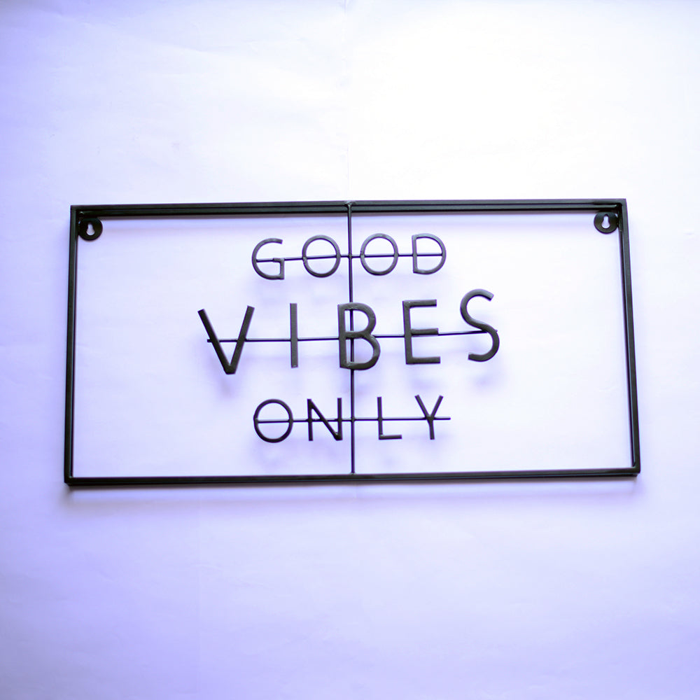 Good Vibes Only Wall Bracket
