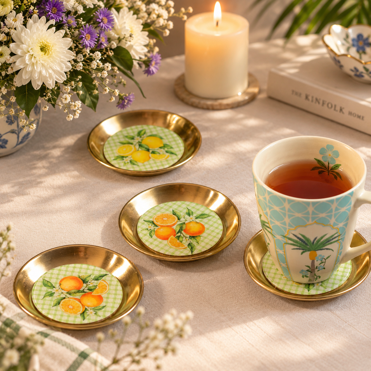 The Citrus Grove Coaster Set