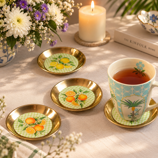 The Citrus Grove Coaster Set