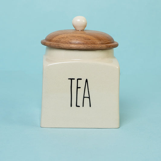Whimsy White Tea Storage Jar
