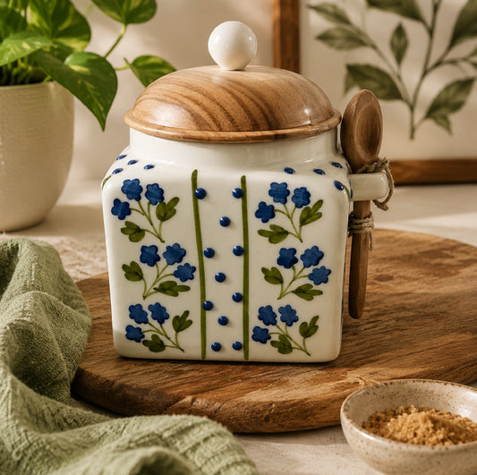 Countryside Charm Storage Jar