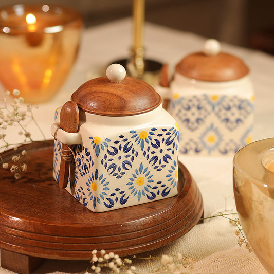 Bumble bloom storage jar