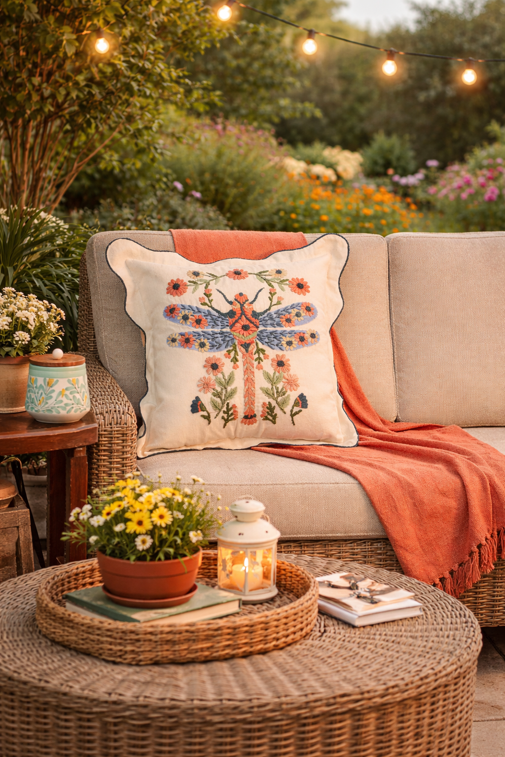 Whimsy Flutters Cushion Cover