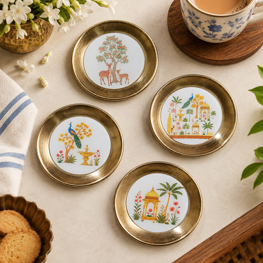 Majestic Gardens Coaster Set