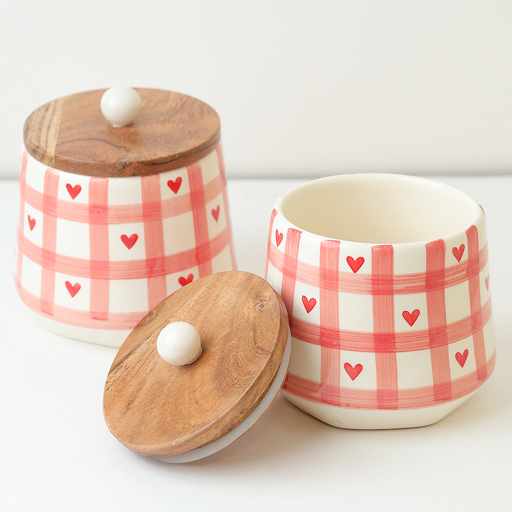 Checkered Love Jar