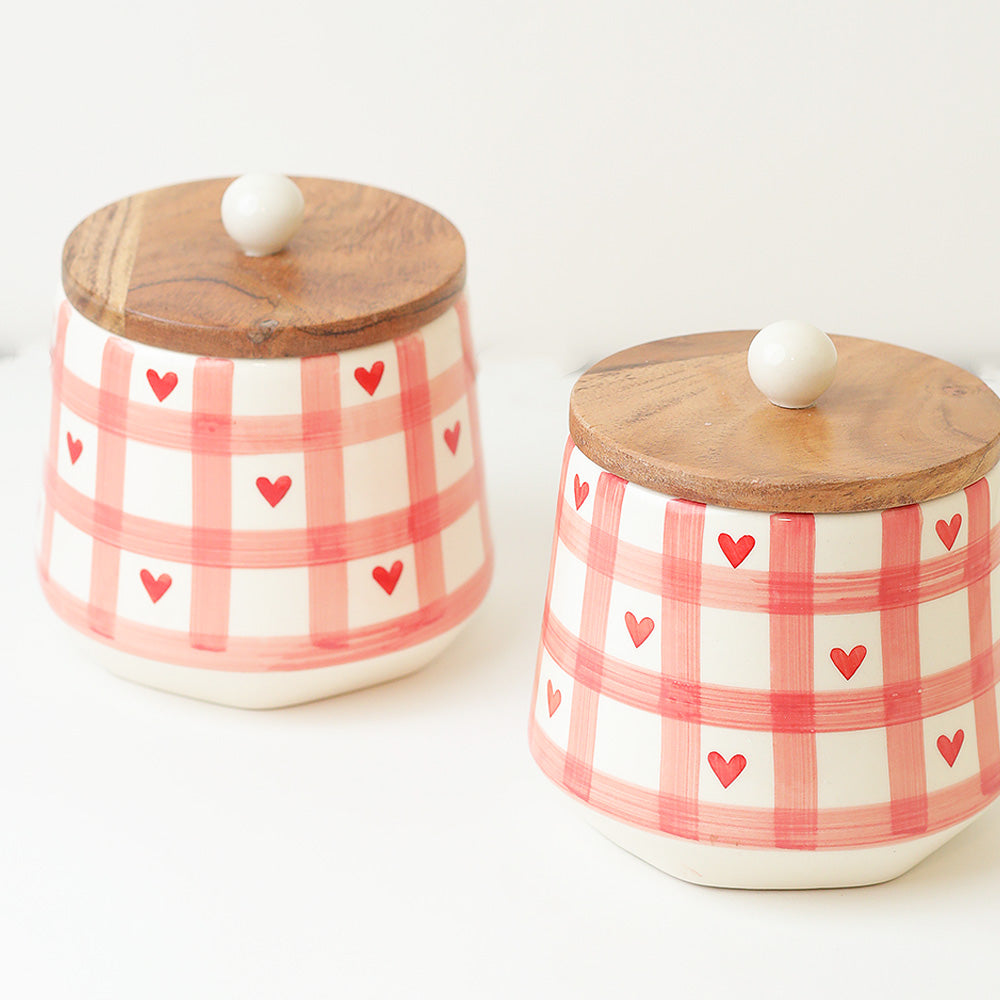 Checkered Love Jar
