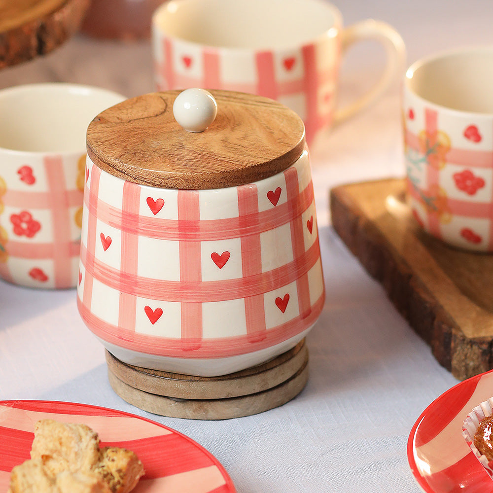 Checkered Love Jar