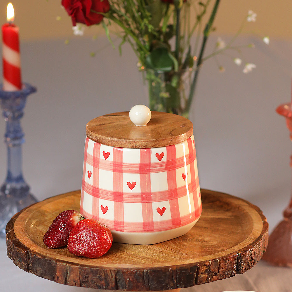 Checkered Love Jar