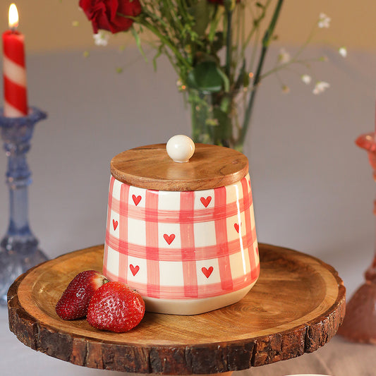 Checkered Love Jar