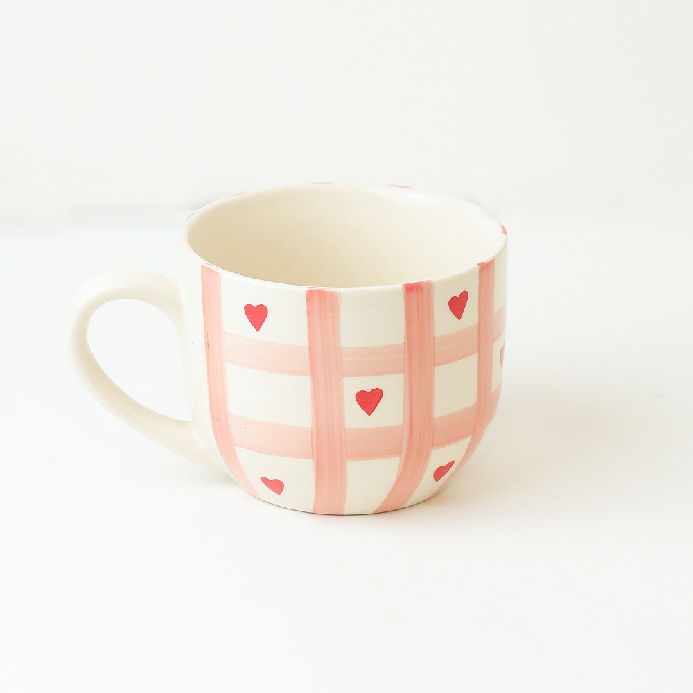 Checkered Love Mug