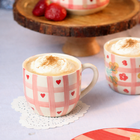Checkered Love Mug
