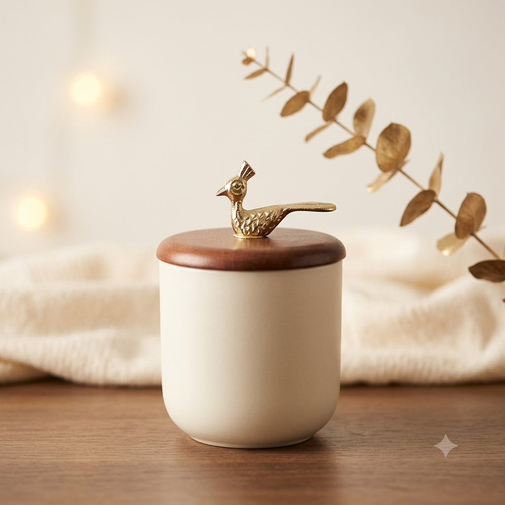 The Birdsong Metal Jar