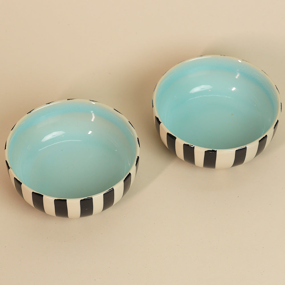 Stripes & Snacks Serving Bowl