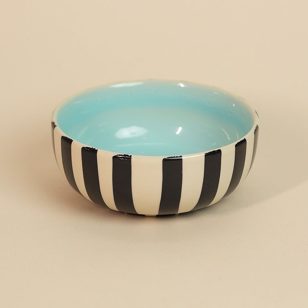 Stripes & Snacks Serving Bowl