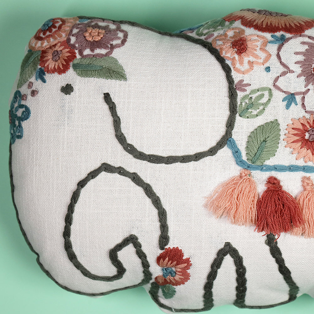 Wild Wonder Elephant Pillow