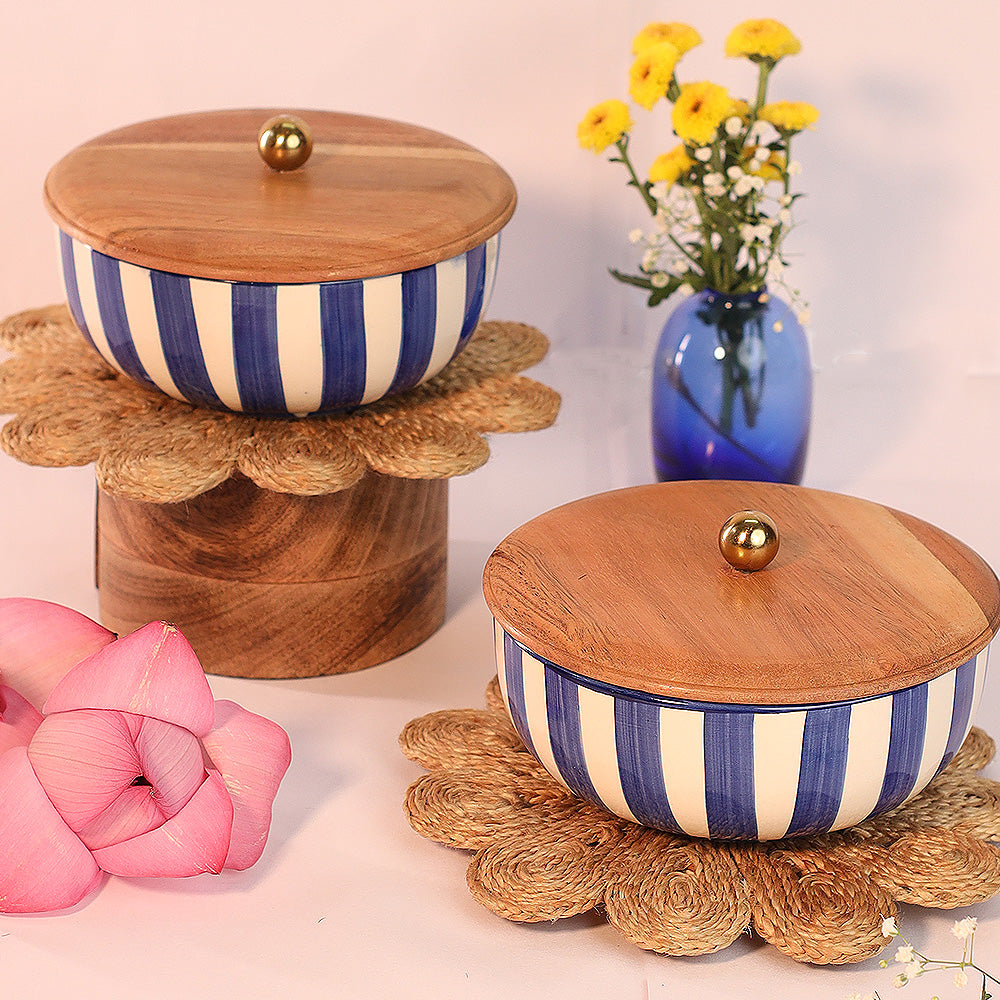 Coastal Stripes Bowl