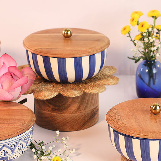 Coastal Stripes Bowl