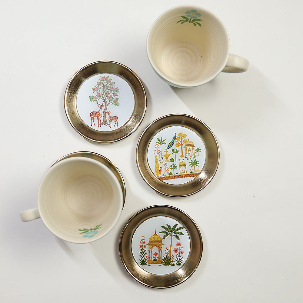Majestic Gardens Coaster Set