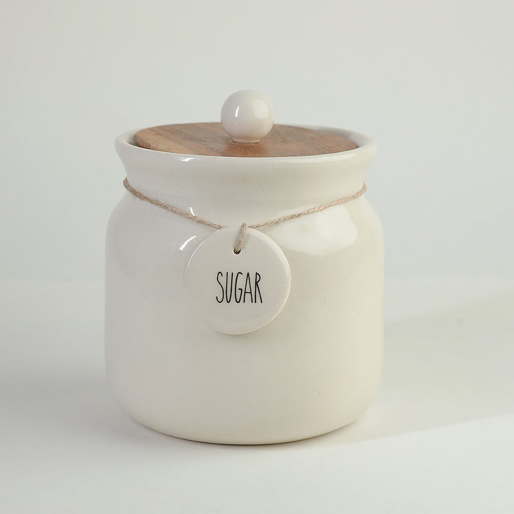 Creamy lutiya sugar jar