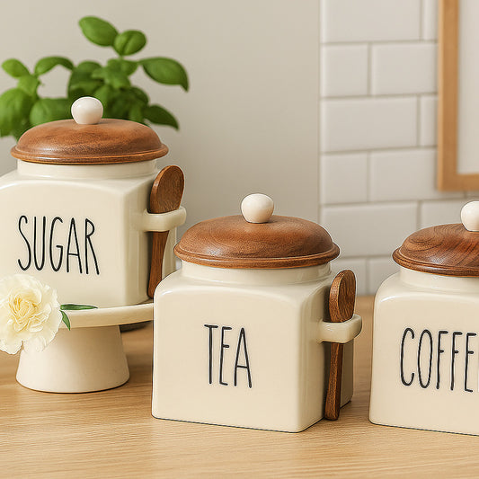 Mesmerising Glossy White Tea Storage Jar