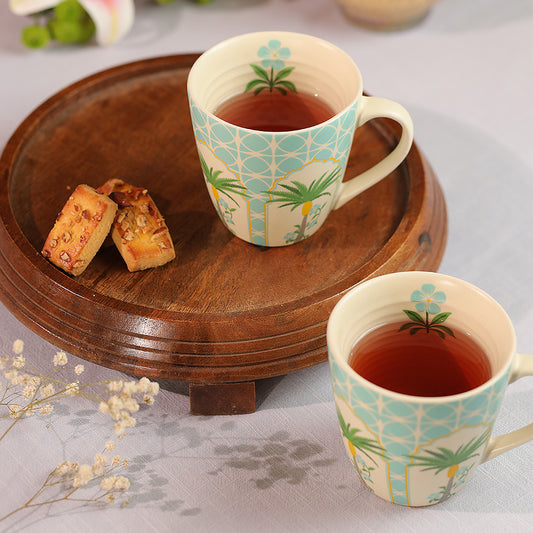 Palace palm coffee mug