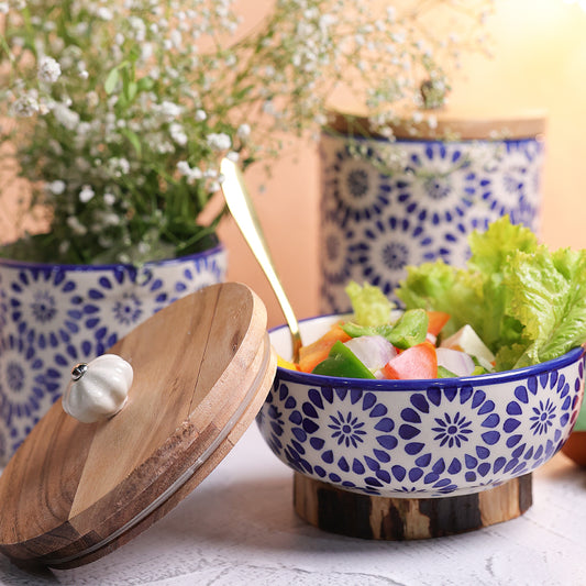 Greek Blue And White Bowl