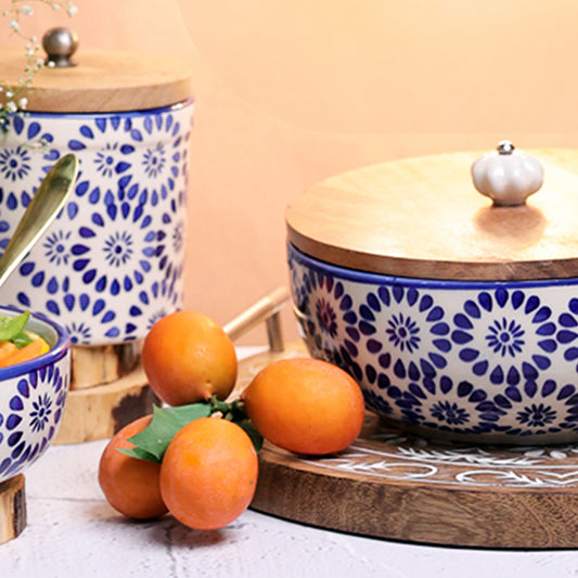 Greek Blue And White Bowl