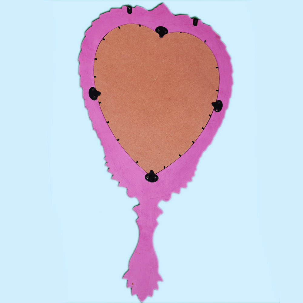Pretty Pink and Gold Foil Finish Mirror