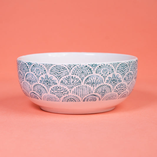 Tropical Blue Serving Bowl