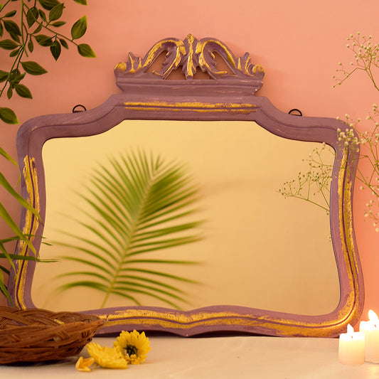Lavender Wonderland Antique Mirror Frame